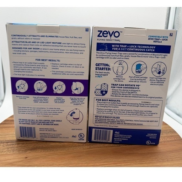 Zevo Electric Flying Insect Trap Starter Kit   0246 - Picture 2 of 4